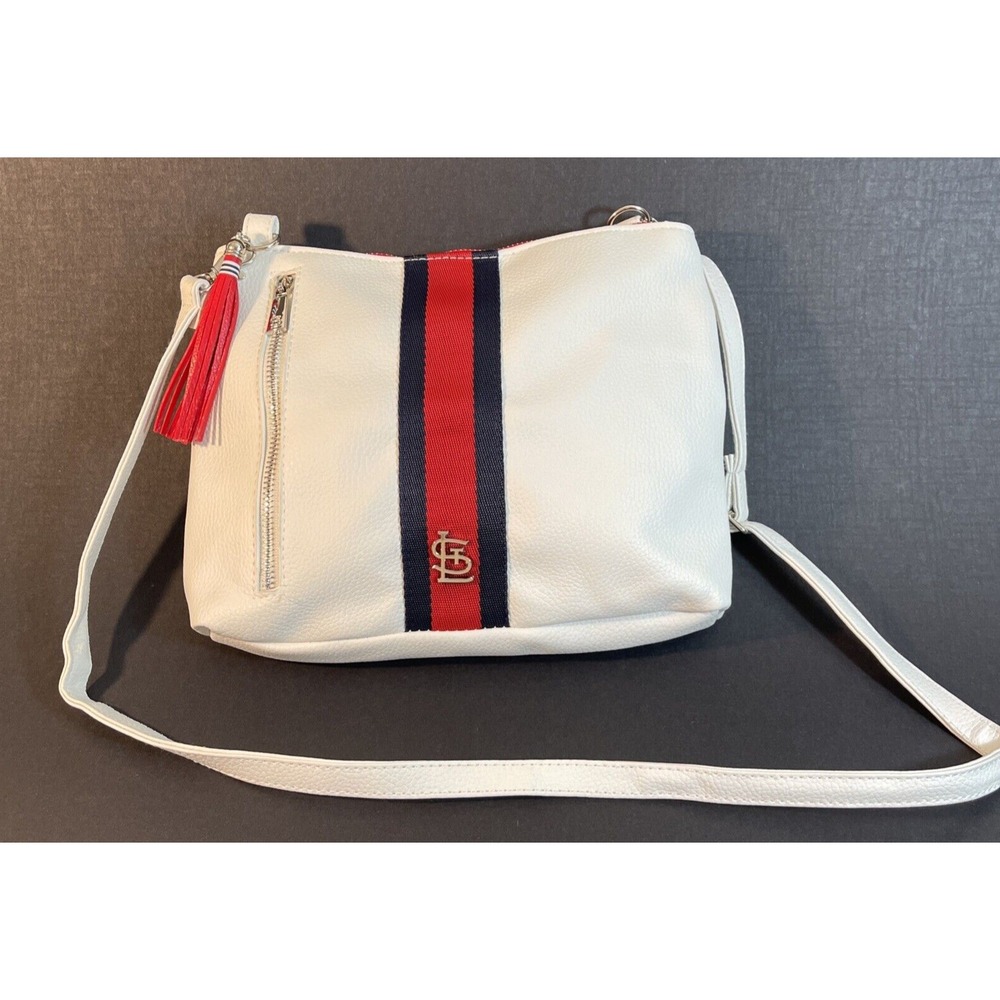 St. Louis Cardinals 2021 Mother's Day Crossbody Purse White R/W/B MLB Promo